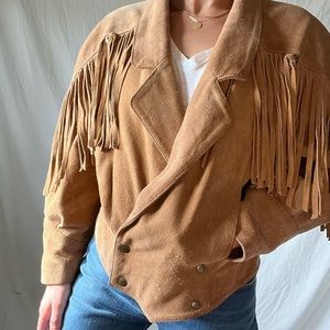 VTG Learsi Fringed suede Coat
